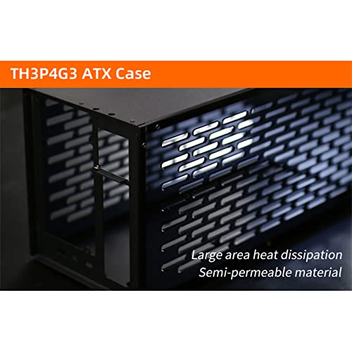 Gabinete Dock para GPU compatible con Thunderbolt Modelo TH3P4G3 con estructura metálica, soporte para display OLED y ventiladores de refrigeración miniatura 7