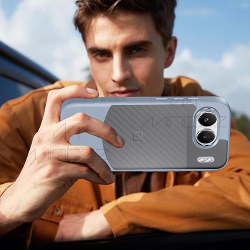 Image of MINTZZ Ultra-Hybrid Shockproof Back Cover Case for OnePlus Nord 4 | Camera Protection Bump | Premium Grip | Shockproof Back Cover for OnePlus Nord 4 Grey