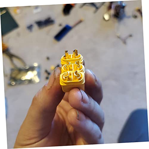 Connecteurs XT60 Haute Conductivité Or pour Modélisme RC avec Manchon Isolant de Qualité - 7