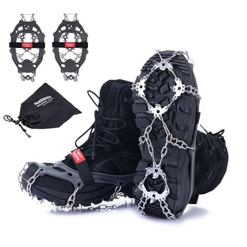 Naturehike crampons à glace 19 pointes pour chaussures et bottes