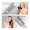 PUREGUST Brosse de lissage ferme compatible avec les accessoires de fixation Dyson Airwrap, pour cheveux frisottis pour rendre un style lisse et lisse, pièce n° 971892-08