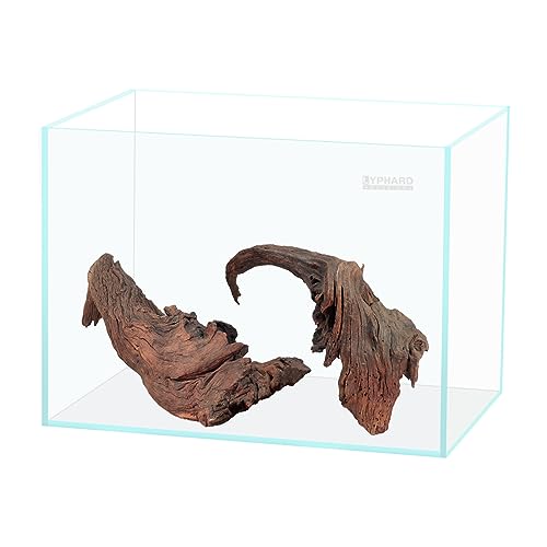 Image of LYPHARD AQUARIUMS 9.5 Gallon Rimless Aquarium, Ultra Clear Glass Low Iron Small Fish Tank for Betta, L15.7xW11.8xH11.8 Inches Thickness 5mm with EVA Foam Mat Included