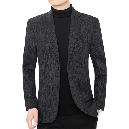 Men Black Casual Blazers Jackets Solid Business Suits Coats Blazers Slim Single Breasted tops