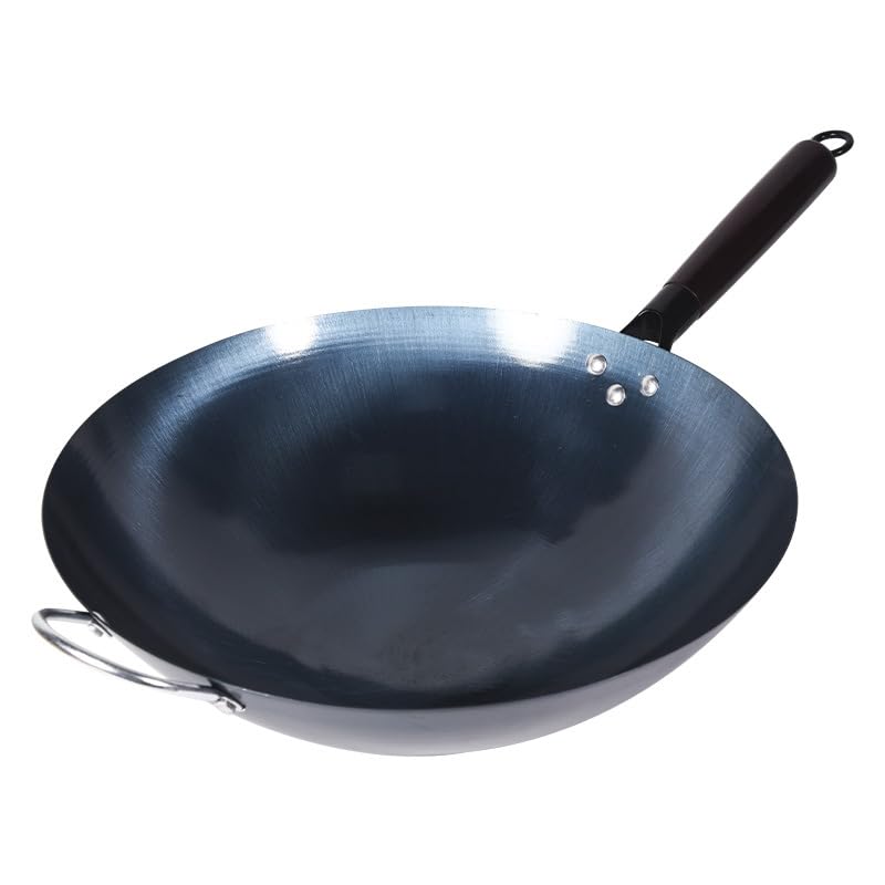 Amazon | 24cm/28cm 高純度鉄製フライパン フライパン 古代の鍛造鉄鍋
