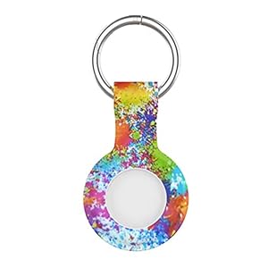 hgni Siliconen beschermhoes voor airtags Bluetooth Tracker Case Airtags Beschermende mouw Ronde beschermende huid voor…