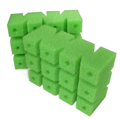 LTWHOME Fein Filterschwamm passend für Söll Herz 14736 Filter 26 x 19 x 10 cm (2 Stück)