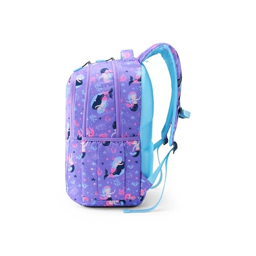 Image of American Tourister Ollie 4.0 Xl 01 G.C.Blu, Extra Large School Backpack, Age 8-12 Years, 3 Compartments,3D Glasses Inside - Atplayunique 32.5 Ltrs Capacity - Girls