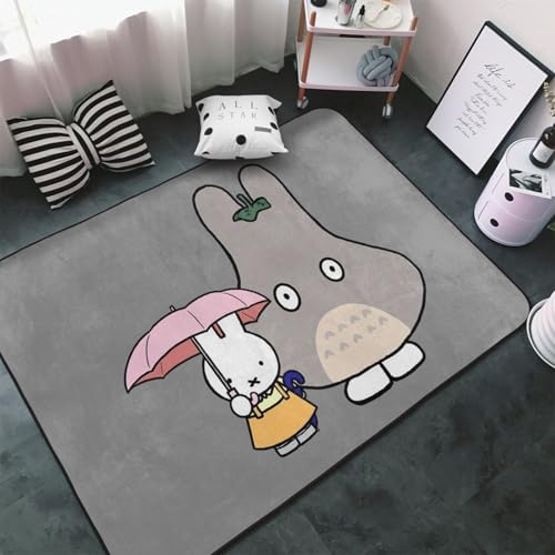 カーペット ミッフィー ラグ ラグマット 150×100cm おしゃれ 滑り止め 絨毯 じゅうたん 洗える 室内リビングマット 寝室 居間用 家庭用 オフィス用