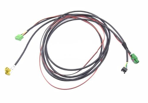 for VW Golf 7 MK7 CarPlay MDI USB AMI Install Plug Socket Switch Button Harness 5QD035726 - (Color Name: Cables Only)
