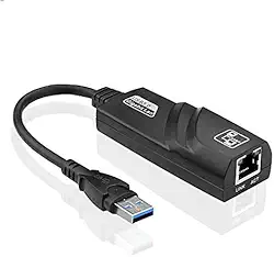 Adaptador de Rede USB 3.0 P/ RJ45 Lan Ethernet Gigabit Placa de Rede Externa 10/100/1000mbps