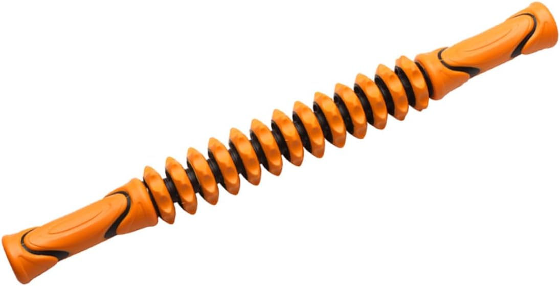 Yoga Massage Stick Orange Manual Body Massager Roller for Muscle Relaxation Cellulite Therapy and Improvement Fitness Tool for Women
