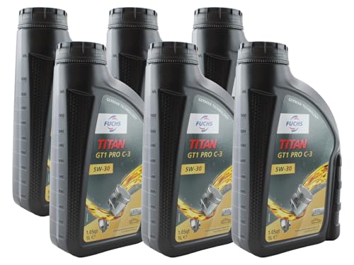 Aceite para motor Fuchs 5W-30 - 6 litros (6x1L) miniatura 1