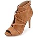Journee Women's Samara Booties Cognac, 8.5