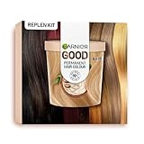 Garnier Good Permanent Hair Dye Replen Kit, 8.0 Honey Blonde, Up To 100% Grey Coverage, 8 Weeks Long-Lasting Colour, No-Drip Application