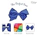 5.5 Inch Grosgrain Hair Bow Clip For Woman And Girls (Royal Blue)