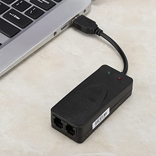 Qioniky External Modem Driver, USB Modem, Dial The Internet Plug and Play Automatically Send Auto Reply Receive Faxes Wide Compatibility for 7 8 10