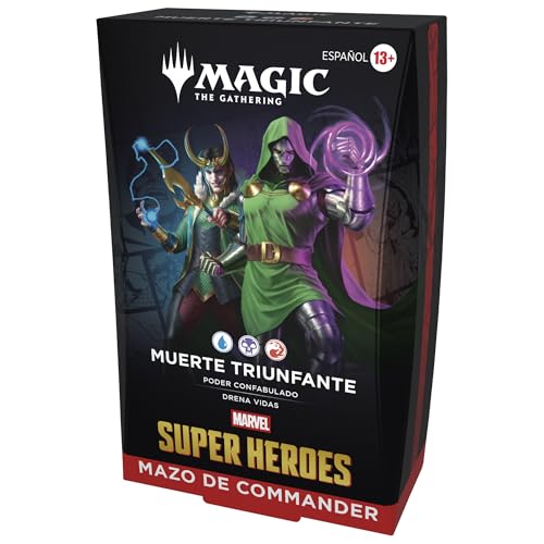 Mazo de Commander de Magic: The Gathering | Marvel Super Heroes - Muerte triunfante (Versión en Español)