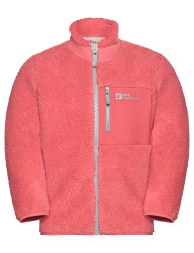 Chaqueta de forro polar Jack Wolfskin Ice Curl K con capucha para niñas