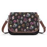 ★Artesanía: el patrón de moda te hace único. La sastrería simple pero exquisita hace que este bolso sea delicado. El bolso de compras para mujer es adecuado para todas las ocasiones. Perfecto regalo de Navidad / cumpleaños para amigos, madre, hermana.