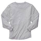 boxercraft Pom Pom Jersey Longsleeve Pullover for Women, Charcoal XL