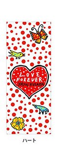Amazon｜草間彌生展「わが永遠の魂」 限定 水玉 ドット柄 手ぬぐい 赤
