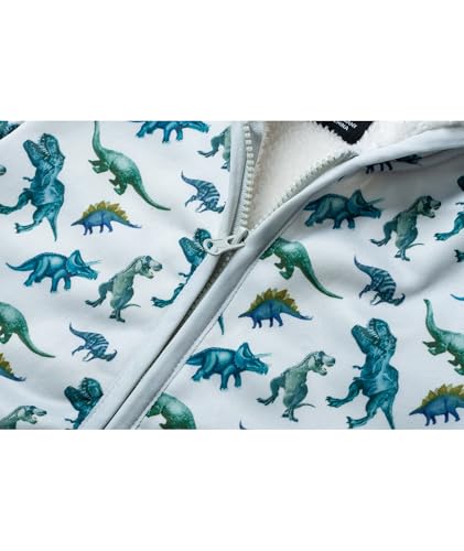 Image of V VALANCH Toddler Fleece Jacket Boys Girls Zip Up Hoodie Sweatshirt | Full Fleece Lining Throughout, Thick Warm, Cartoon, for Casual, School, Outerwear, Winter