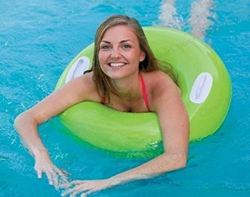 Image of ClearChoice:- Adult Swimming Ring Pool Float Tube Water Toys with 2 Handles(Size - 30''inch)(Multi Color)(8 + Years Up)(1 PIS)