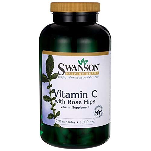Vitamina C com Rosa Mosqueta 1000mg Swanson 250caps
