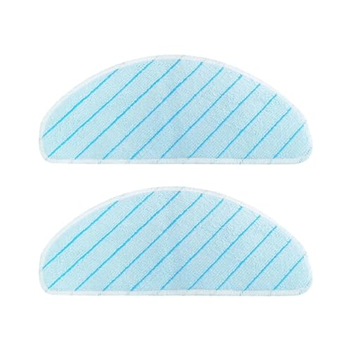 Almohadillas De Microfibra for Fregona, Toallitas De Limpieza Reutilizables Lavables De Repuesto, Compatibles Con Yeedi, for Accesorios De Robot Aspirador Vac 2 Pro(2pcs)