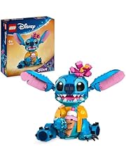 LEGO ǀ Disney Stitch Bouwpakket voor Kinderen, Set met Bouwbaar Speelgoed IJsje en Bloem, plus Draaibaar Figuur, Leuk Cadeau voor Meisjes, Jongens en Fans van de Film Lilo en Stitch 43249