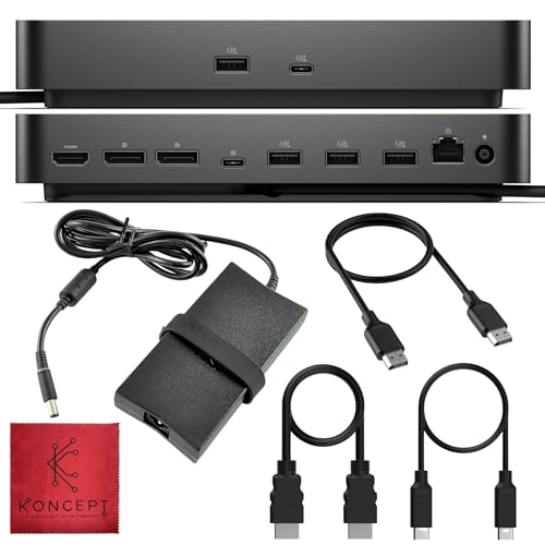 Image of Dell Pro Smart Dock SD25 USB-C Docking Station 4 Display, Remote Management | Includes 180W Power Supply, HDMI, DisplayPort & USB-C Cables
