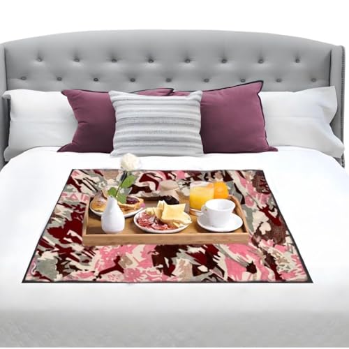 Image of Maximus Printed Bed Server Food Mat | Bedsheet Protector for Home | Food Mat for Bed | Waterproof and Washable Food Server Mat | Multipurpose Use 36 inchx36 inch