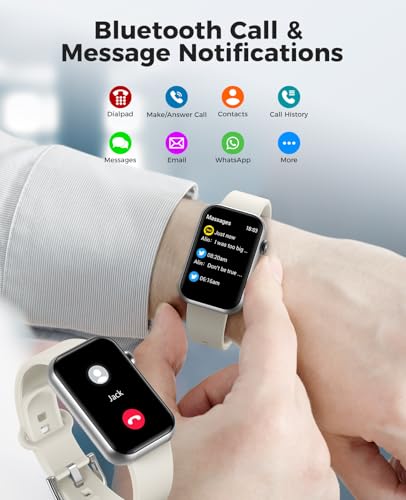 Image of Smart Watch Fitness Tracker, Bluetooth Call, Health Monitor for Men Women | 114 Sport Modes, 24 /7 Heart Rate Monitor, Blood Pressure /Spo2 / Sleep Tracker, IP67 Water-resistant, Calorie Step Counter