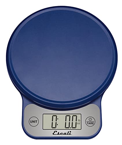 Escali Telero Digital Food Scale, Multi-Functional Kitchen Scale, Precise Weight Measuring And Portion Control, 7.62 X 6.1 X 1.28 Inches, Blue (T136) #TOP1