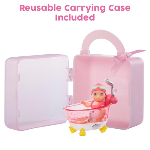 MINIS Playset: Light Skin Tone Doll with Blue Eyes for On-The-Go Fun