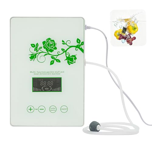 Generador de ozono, esterilizador de ozono vegetal, 600 mg/h, pantalla LED, purificador de aire, dispositivo de ozono, frutas, verduras, esterilizador para la limpieza de frutas, verduras, carne