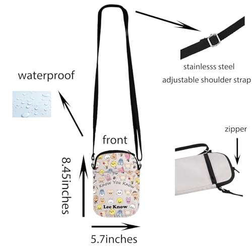 JYTAPP Singer Group Crossbody Bag I Know You Know Lee Know Singer Fan Gift K-Drama Music Fans Gift for Fans2