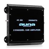 El Auna W2-Ac200 es un amplificador de coche de 2 canales que ofrece muy buenas características técnicas y un diseño cuidado. | Su chasis de baja resonancia permite un sonido muy rico, graves potentes, medios siempre agrupados y agudos cristalinos.