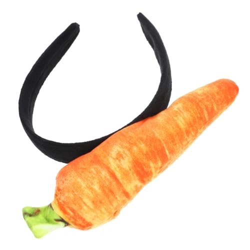 Alipis Carrot Tiara Rabbit Headband Carrot Costume Novelty Hairband Cute Funny Headband Carrots Plush