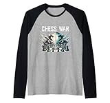 Photo Gallery chess war player lover coach master citazione dire frase maglia con maniche raglan Photo Gallery chess war player lover coach master citazione dire frase maglia con maniche raglan