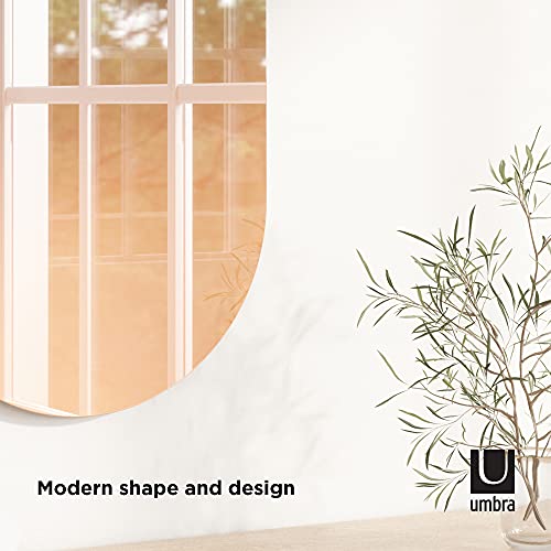 Umbra Misto Decorative Wall Mirror For Entryway, Oval, Copper #TOP3