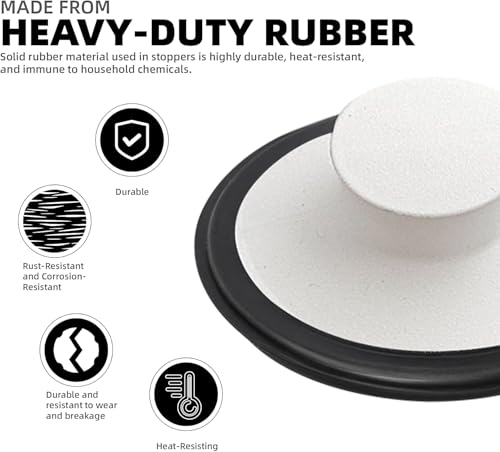 Tapón de desagüe universal para fregadero de cocina de acero inoxidable miniatura 4