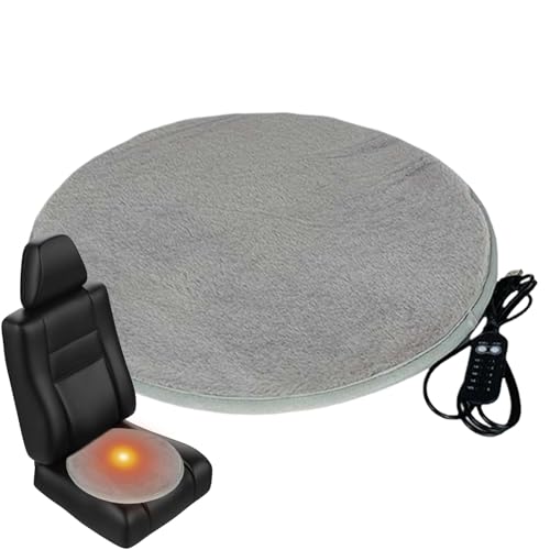 Cojín Térmico para Silla | Almohadilla Térmica USB con 5 Niveles de Calor - Cojín Calefactor Inteligente para Viajes Camping Dormitorio Sala Trabajo Mascotas Exteriores