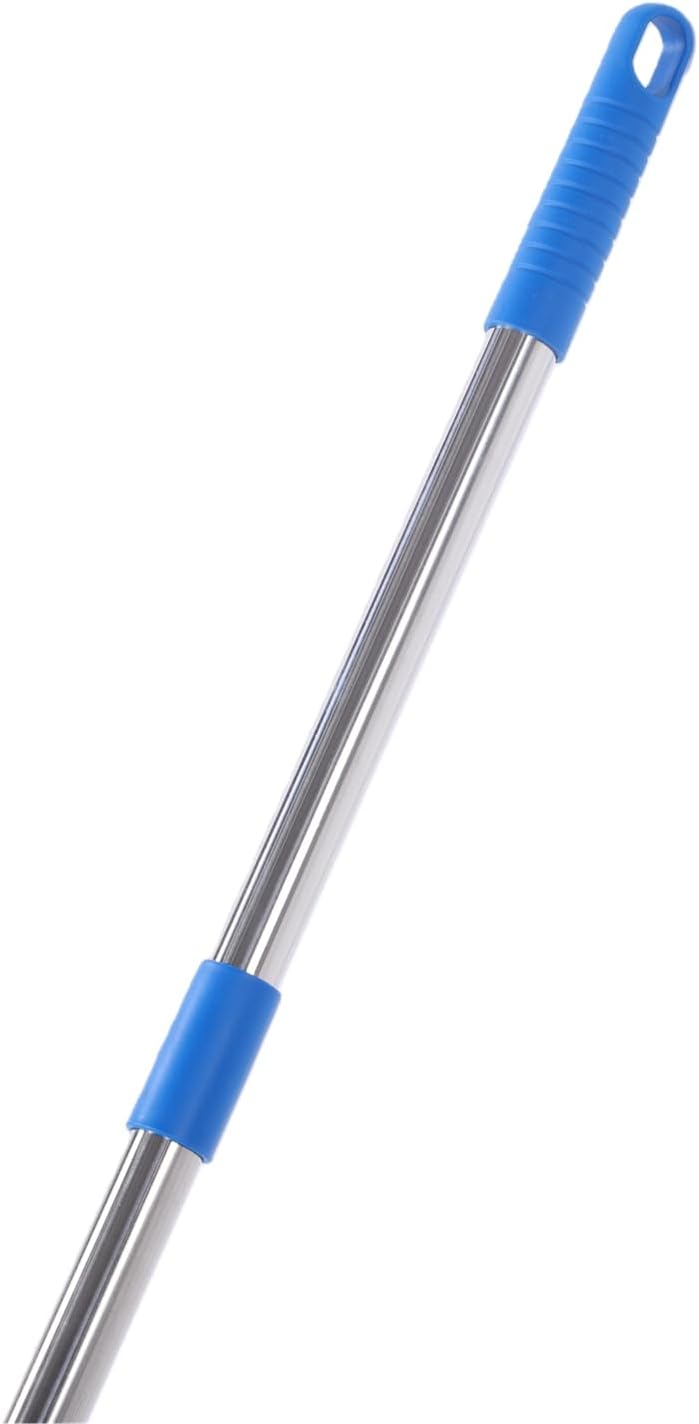 Pool Vacuum Head with Wheels, Heavy Duty Swimming Pool Vacuum Attachment Set with 6 Extension Poles, for Inground Above Ground Pools Hot Tubs Spas