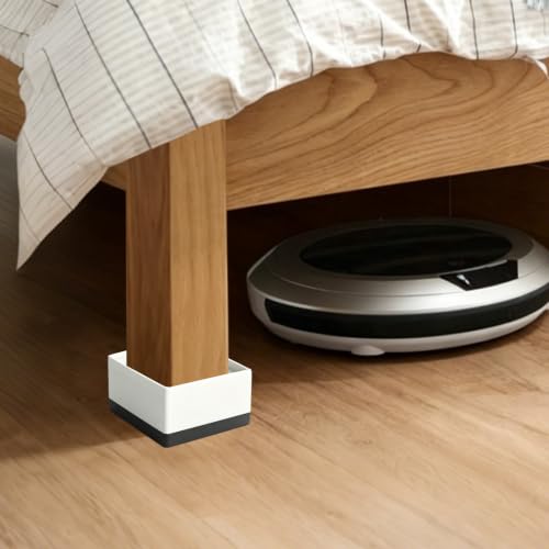 Soportes antideslizantes para muebles cuadrados elevadores de cama y sofá color albaricoque 6