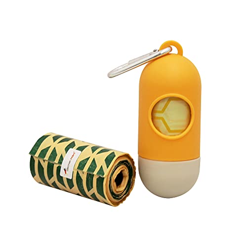 Germanhart, Kit Refil Cata Caca Saquinhos Higiênicos para Cães, Destaca Fácil, 4 Rolos, Plástico Bio