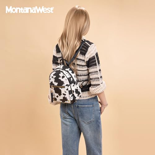 Image of Montana West Mini Backpack Purse for Women Anti Theft Backpacks with Secured Zipper and Tassel
