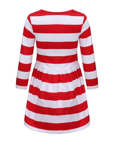 Girls Long Sleeve Dress for Kids Girls Casual Dresses Twirly A Line Skater Dress for School Party 2-14 Years2
