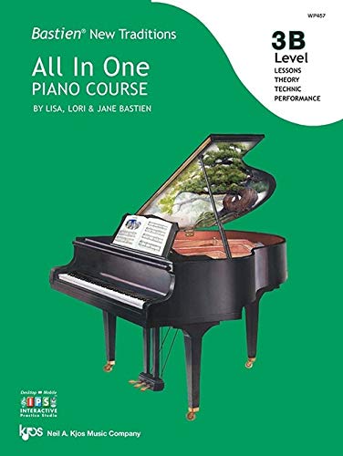 WP457 - Bastien New Traditions - All in One Piano Course - Level 3B