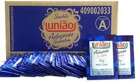 Sachê Açucar Adoçante União Sucralose - 600mg. C/400